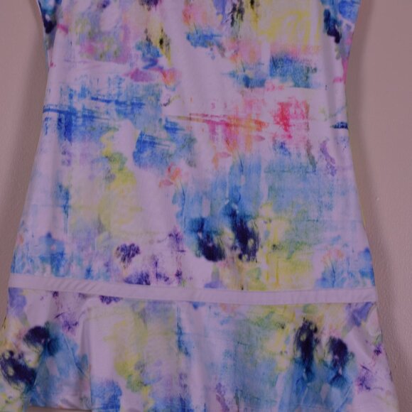 Fila Youth Girls Core Rainbow Tie Dye Athletic Wear Tennis Dress - Size L 12/14 - Picture 3 of 9